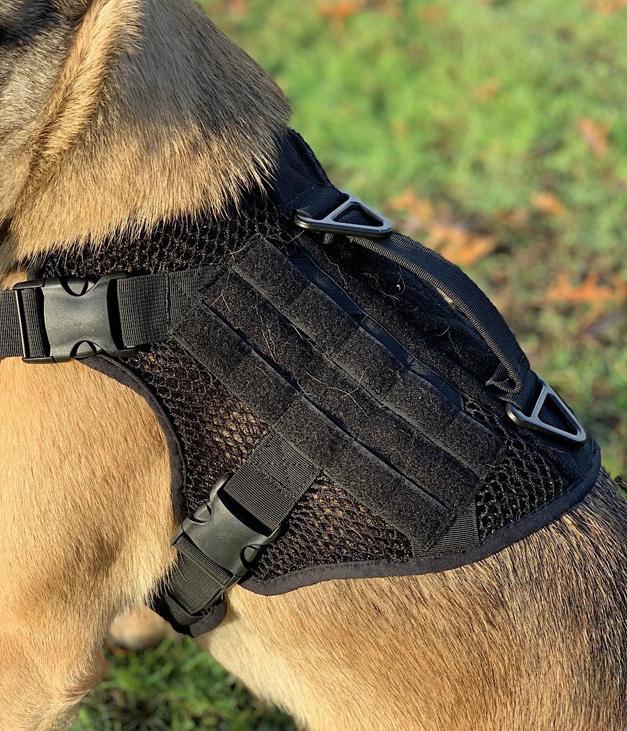 Artemis Dog Harness - No Pull, No Tug, No Choke, Adjustable, Breathable K-9 221B Tactical