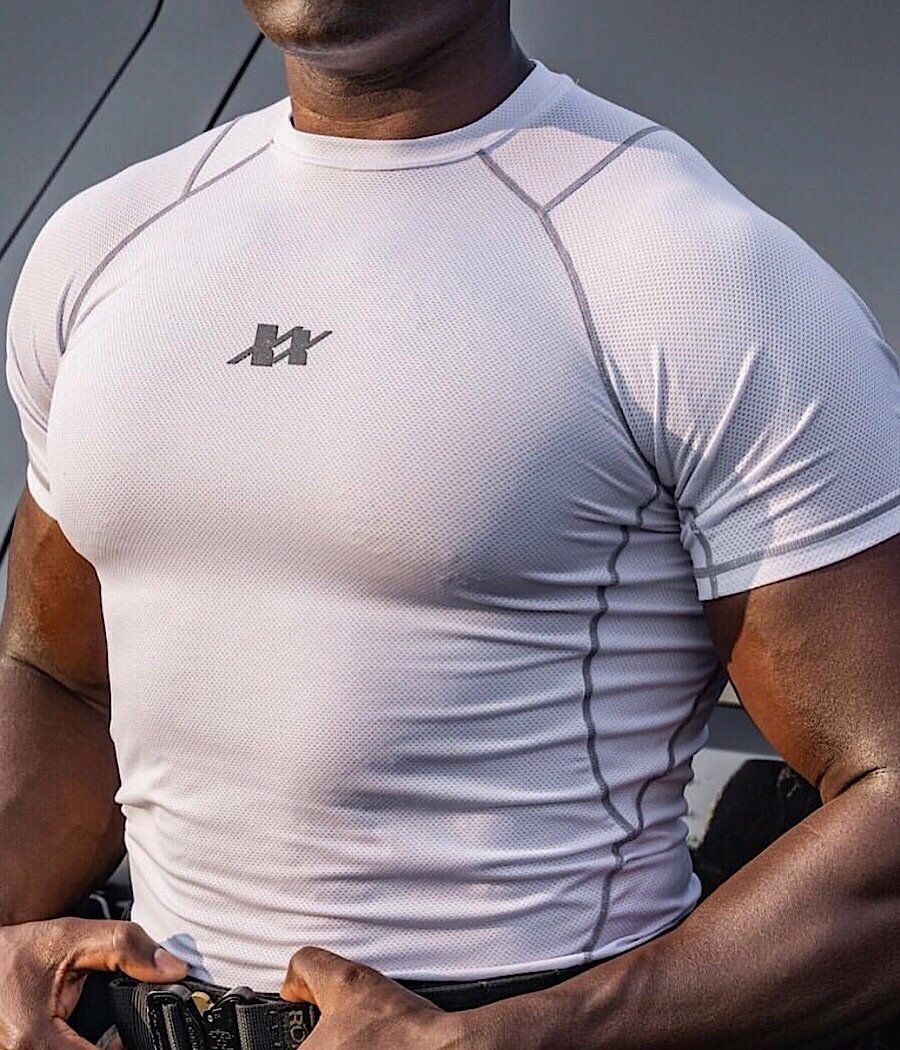 Maxx-Dri Silver Elite T-Shirt - Anti-Bacterial, Anti-Odor, Anti-Rash, UV Protection Apparel 221B Tactical