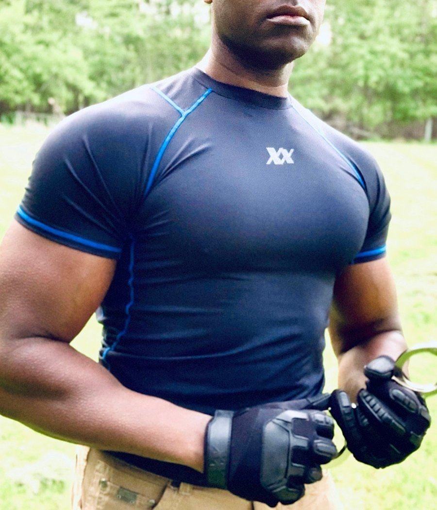 Maxx-Dri Silver Elite T-Shirt - Anti-Bacterial, Anti-Odor, Anti-Rash, UV Protection Apparel 221B Tactical