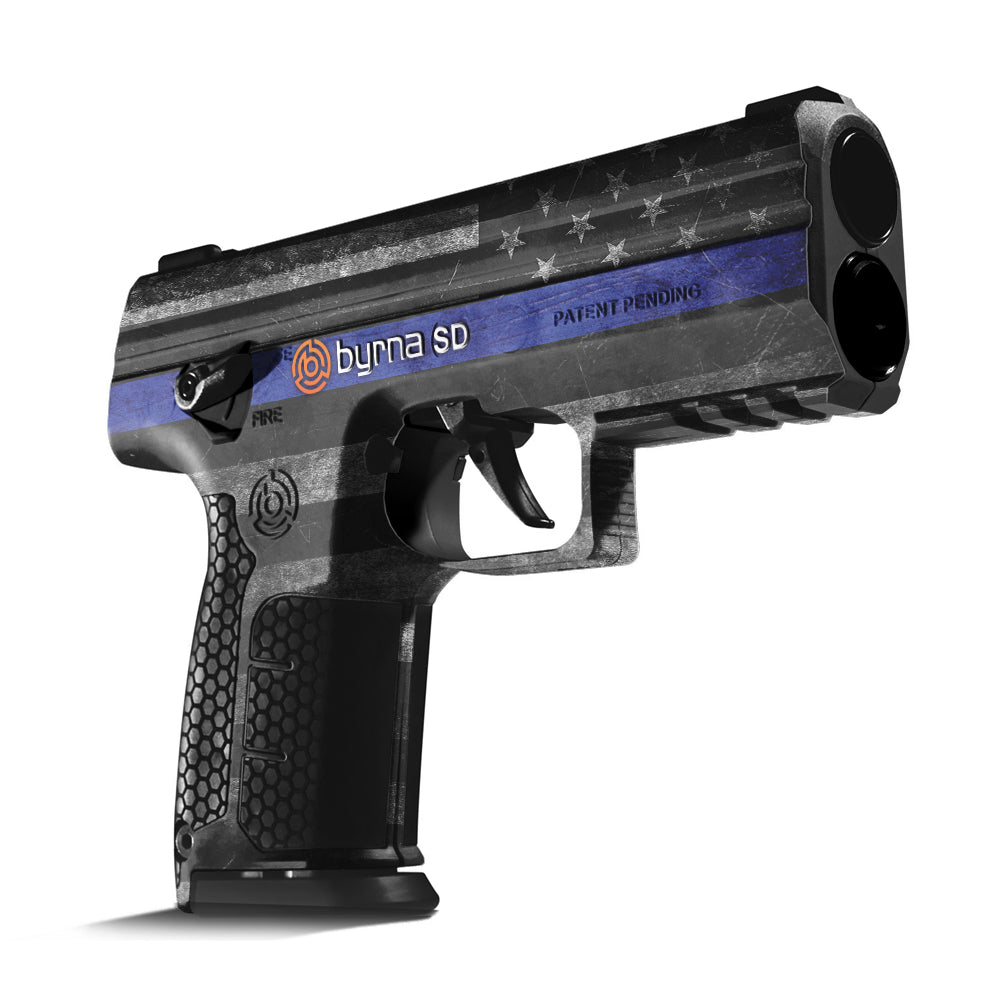 Byrna HD Launcher Wrap - Thin Blue Line by GunSkins