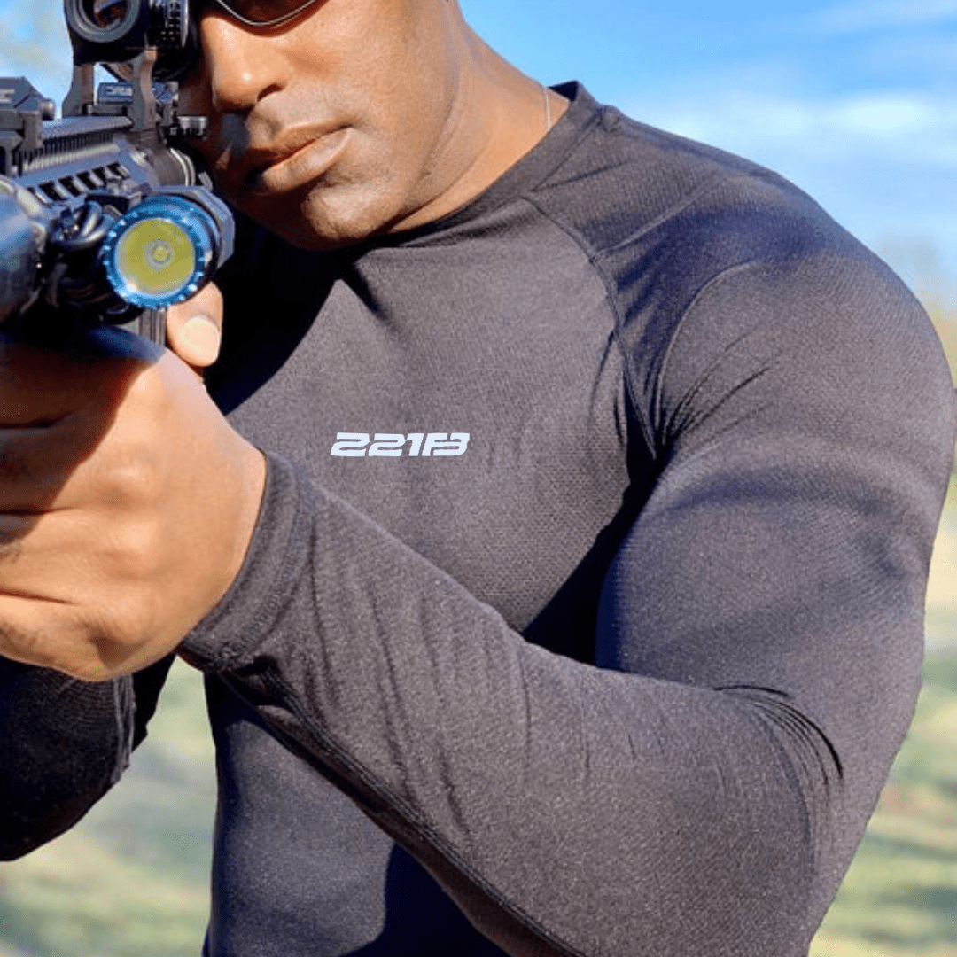 Maxx-Dri Silver Elite Long Sleeve Shirt - Apparel 221B Tactical 