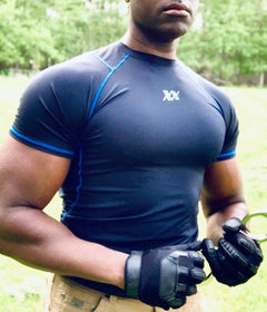 Maxx-Dri Silver Elite T-Shirt - Anti-Bacterial, Anti-Odor, Anti-Rash, UV Protection Apparel 221B Tactical 